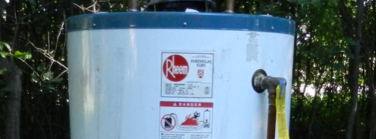 Rheem 75 gallon water heater